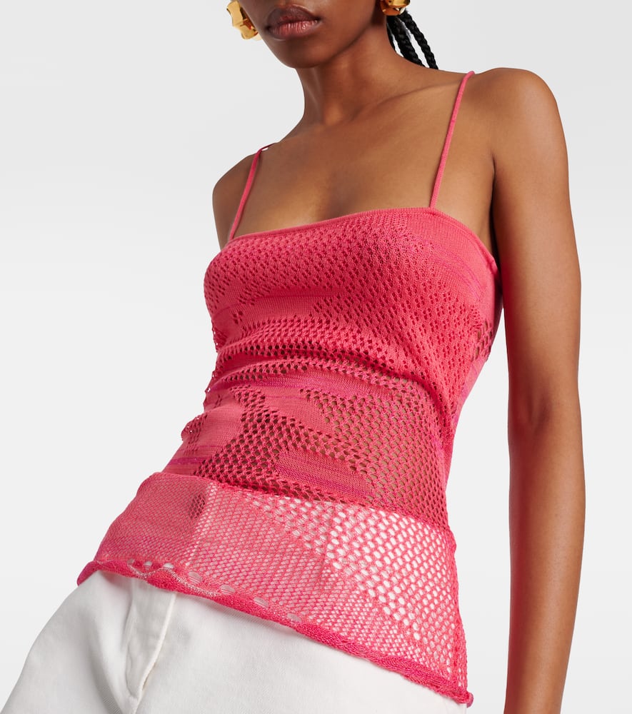 Alba knitted cotton top