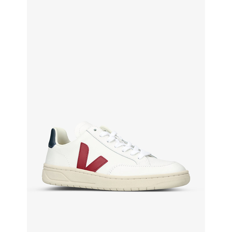 Womens White/red Women's V-12 Low-top Leather Low-top Trainers