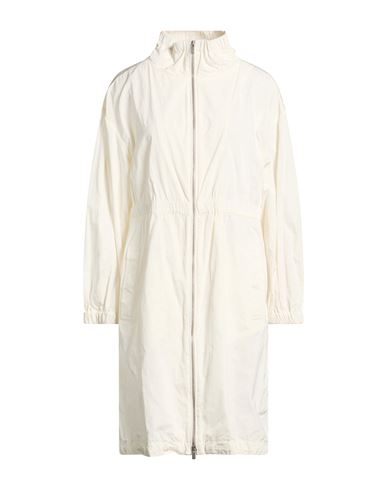 Woman Overcoat & Trench Coat Ivory Size 2 Polyester