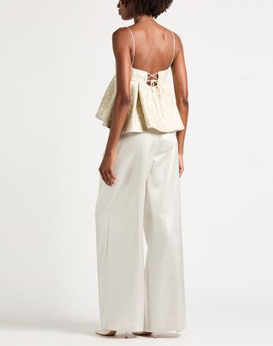 Woman Top Cream Size S Polyamide, Polyester