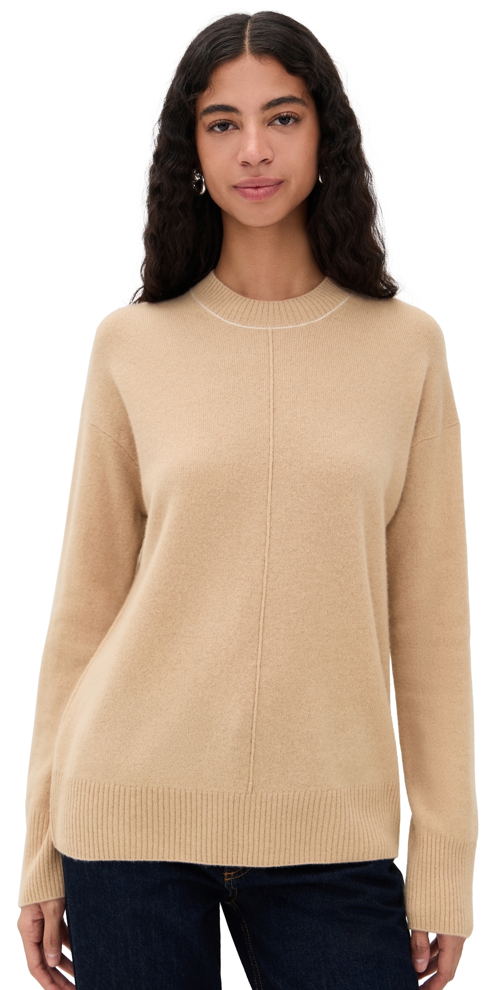 Crew Neck Sweater Fawn