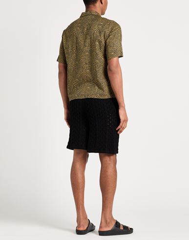 Man Shorts & Bermuda Shorts Black Size 32 Cotton