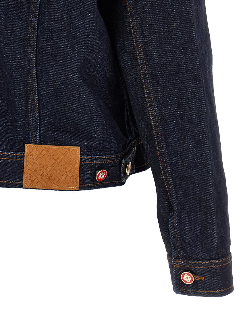 Denim Jacket Puffer Jackets Blue
