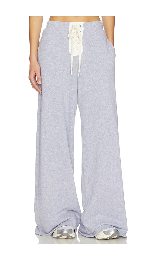 YEAR OF OURS Football Sweatpant in Heather Grey - Light Grey. L also in M