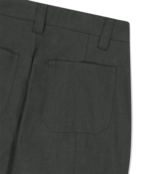UTILITY CARGO FLARE PANT CHARCOAL