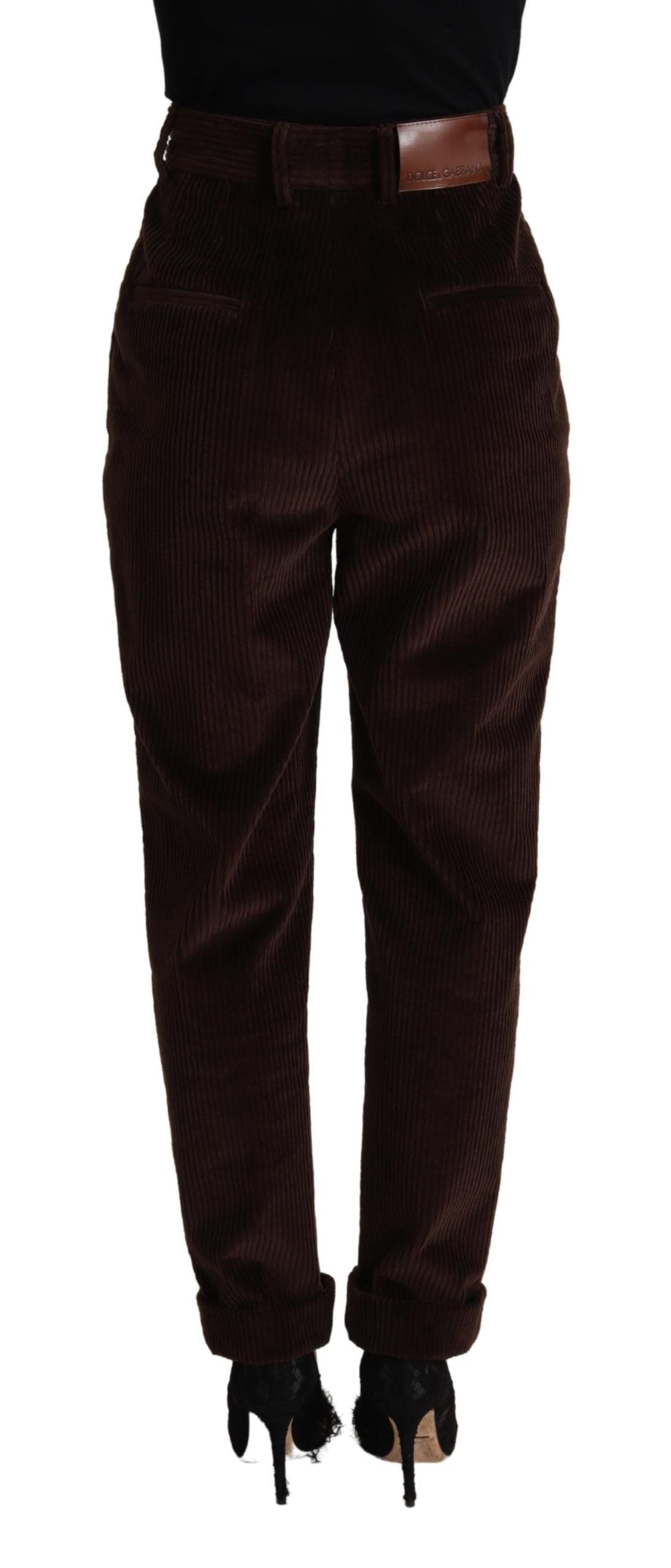 Corduroy Cotton Trouser — Burgundy