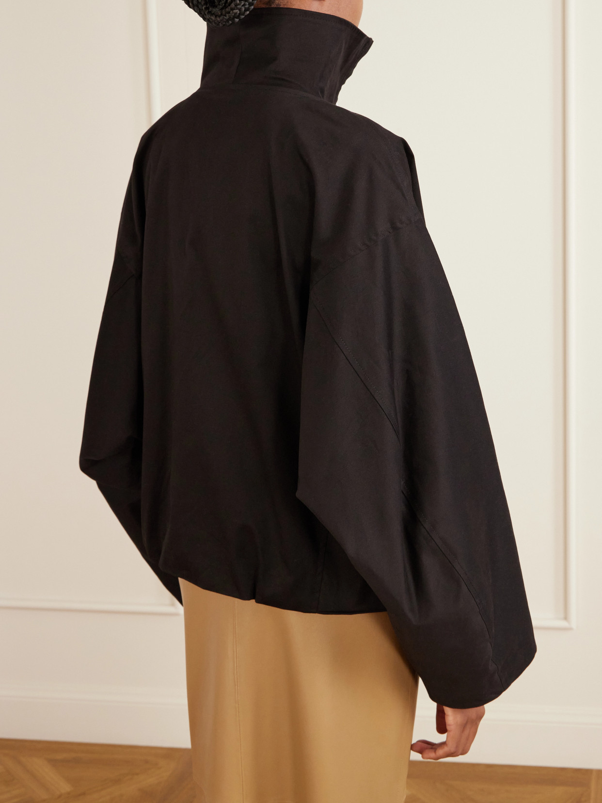 François Cotton-blend Jacket - Black
