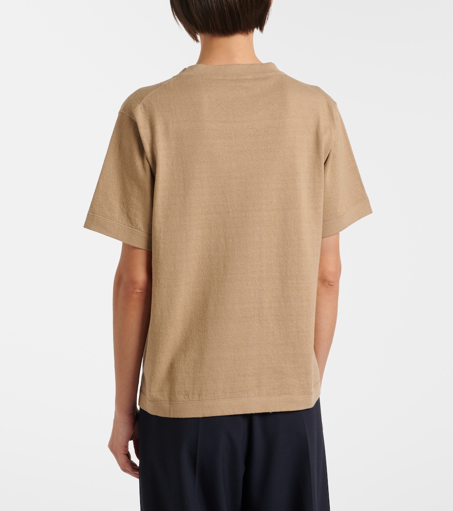 Orlan cotton and silk-blend T-shirt