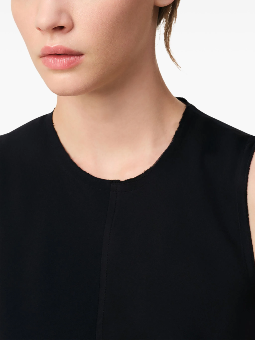 Black Sleeveless Mini Dress