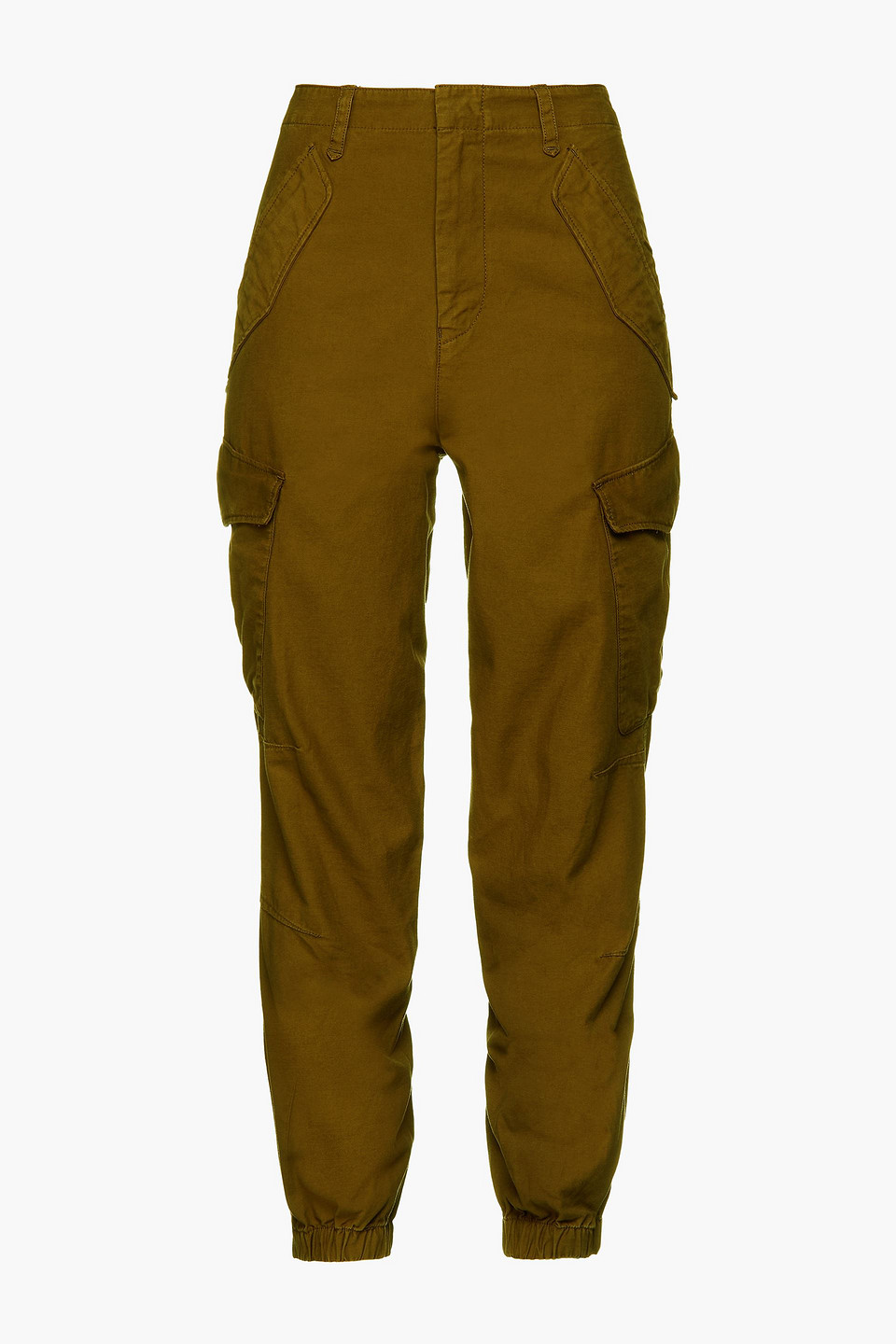 Field cotton-twill tapered pants - Green - 24