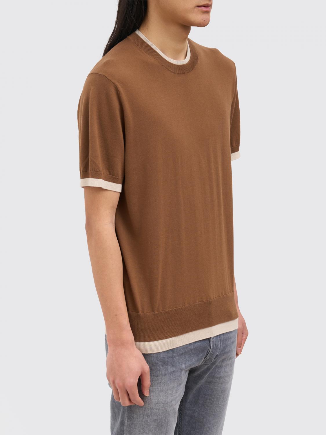 Sweater Men color Burnt