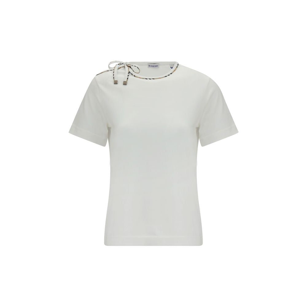 Check T-Shirt — White