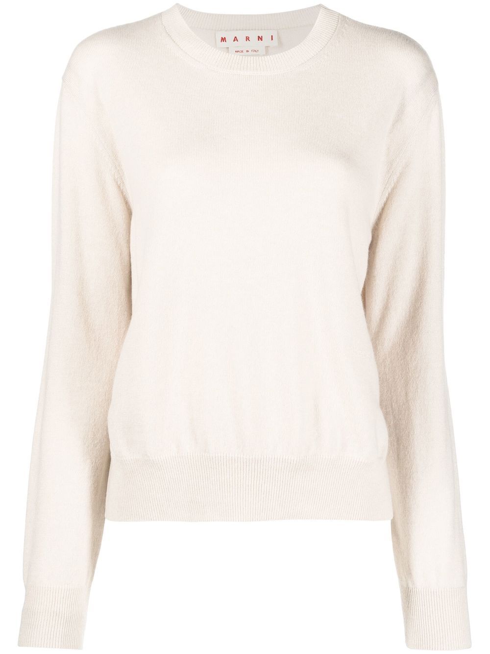 Logo-embroidered cashmere jumper - Blue