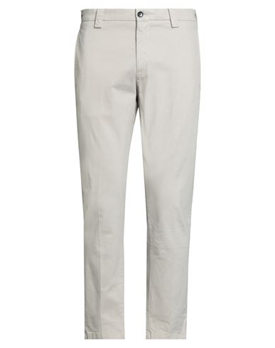 Man Pants Light grey Size 34 Cotton, Elastane