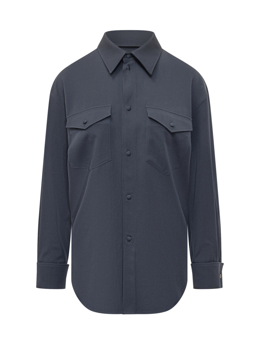 Blue Regular Solid Shirt