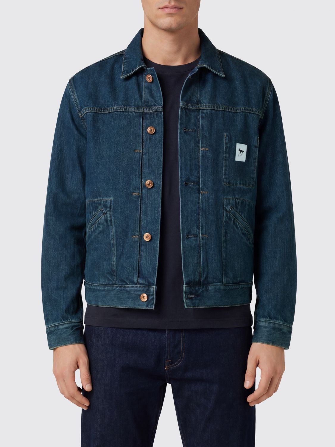 MAISON KITSUNÉ Jacket Men color Indigo