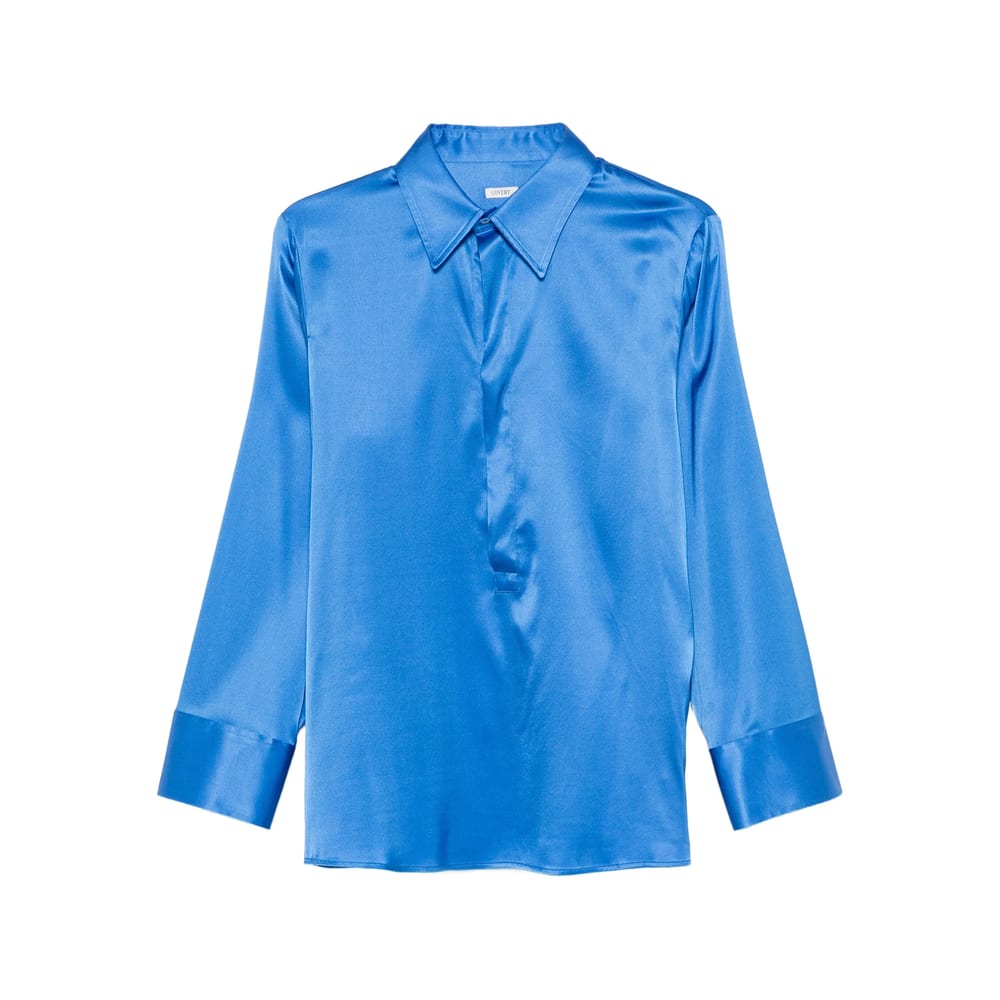 Point-collar Blouse