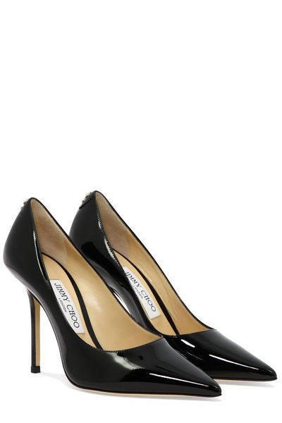 Jimmy Choo Love 100 Pointed Toe Pumps
