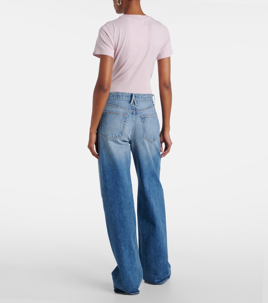 Cassie high-rise barrel-leg jeans