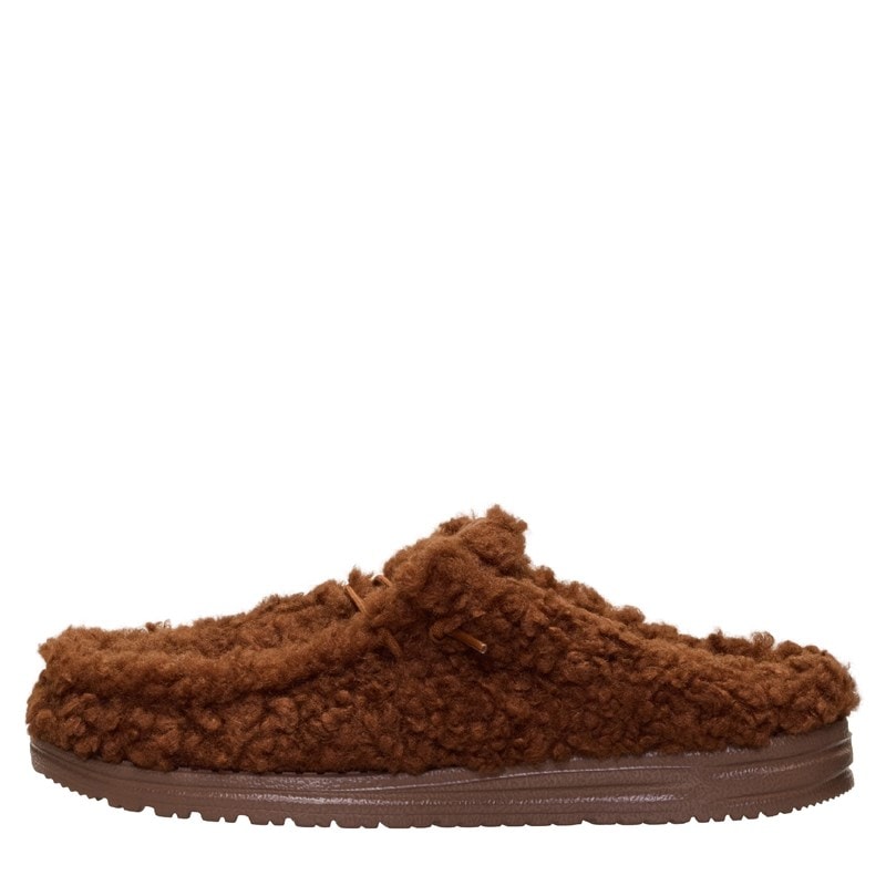 Men's Wally Cozy Slipper Shoes (Downtown Brown)