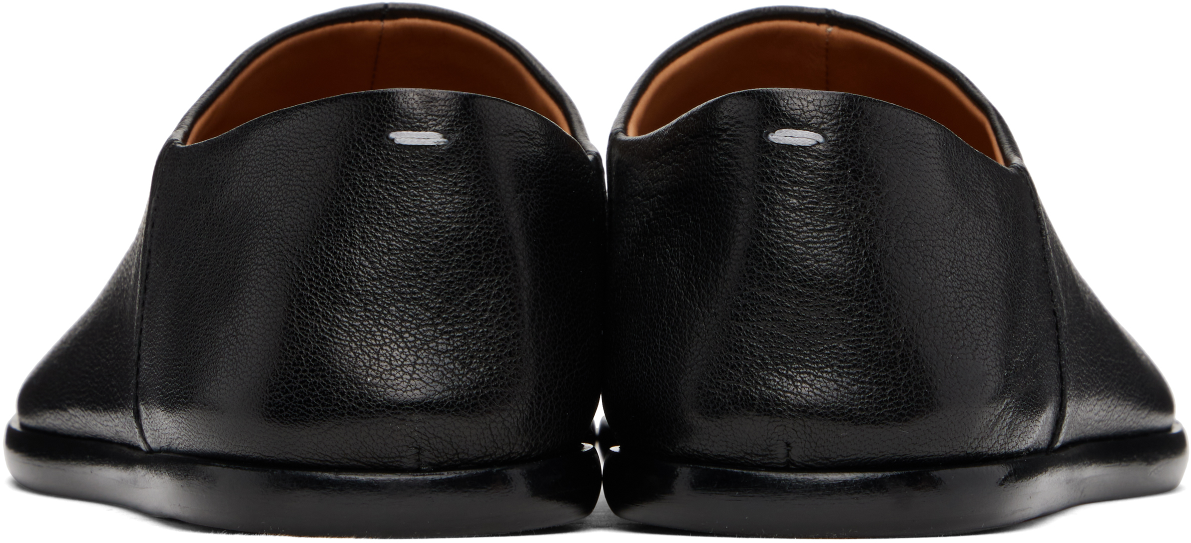 Maison Margiela Black Tabi Babouches Loafers