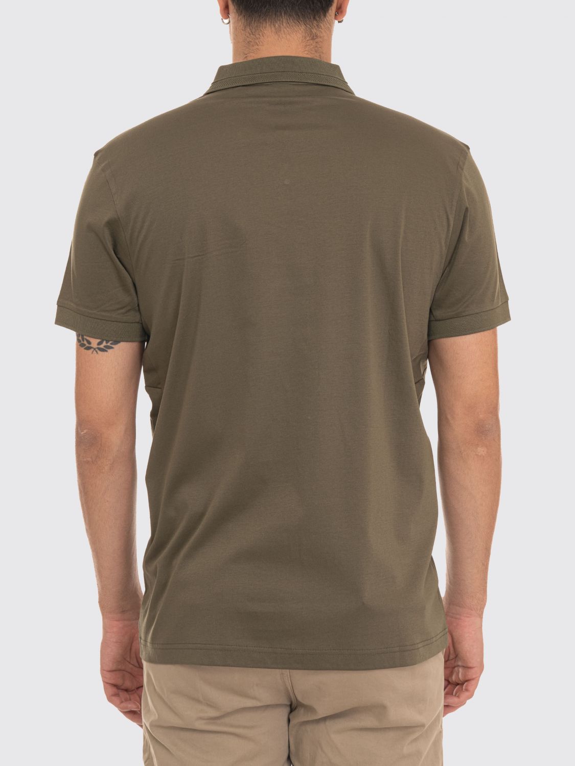 Polo Shirt Men color Military