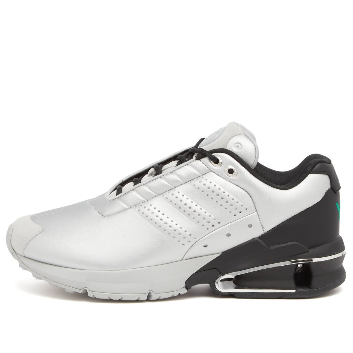 END. x A3 Control Sneaker Black/Metallic Silver/Court Green