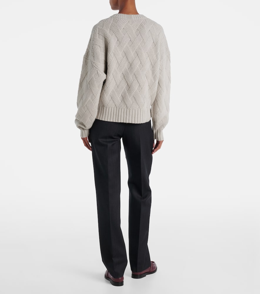 Wool and cashmere sweater