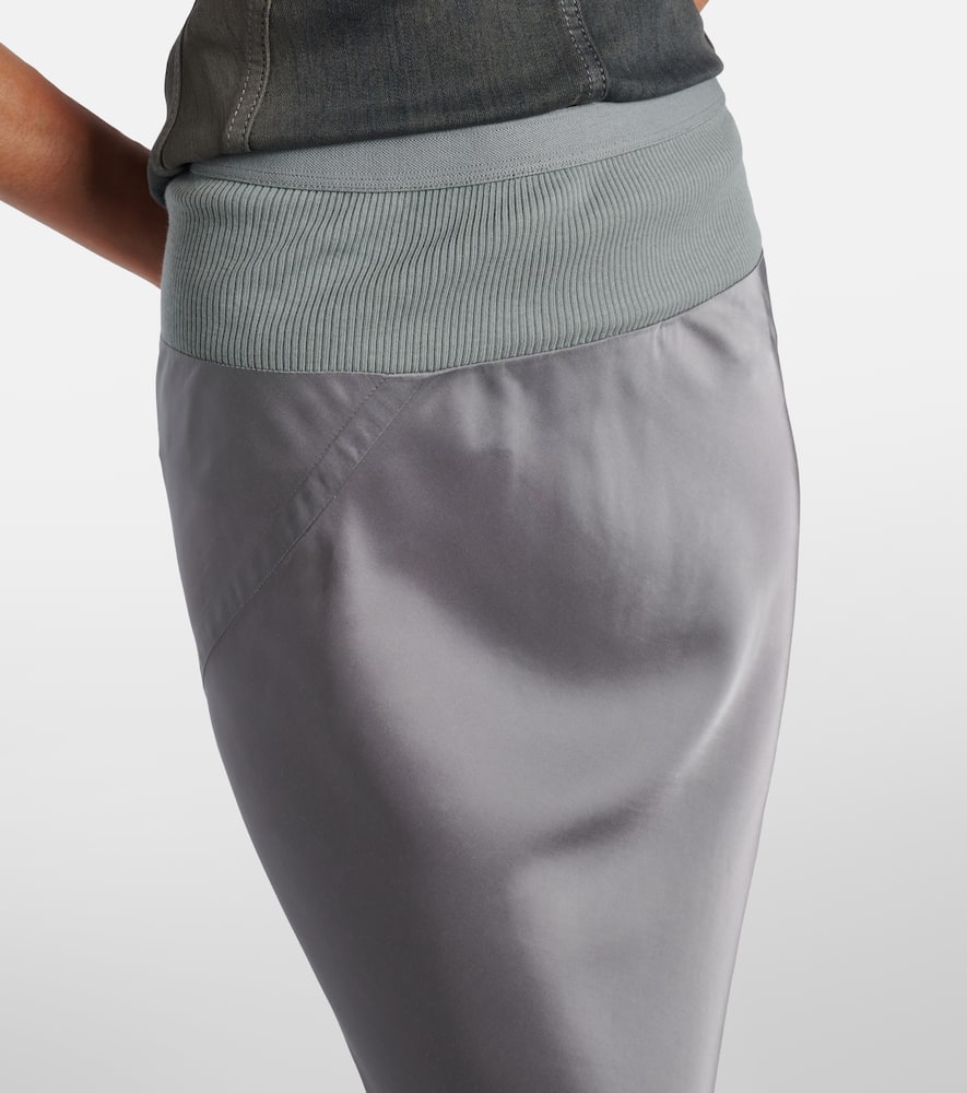 Coda satin maxi skirt