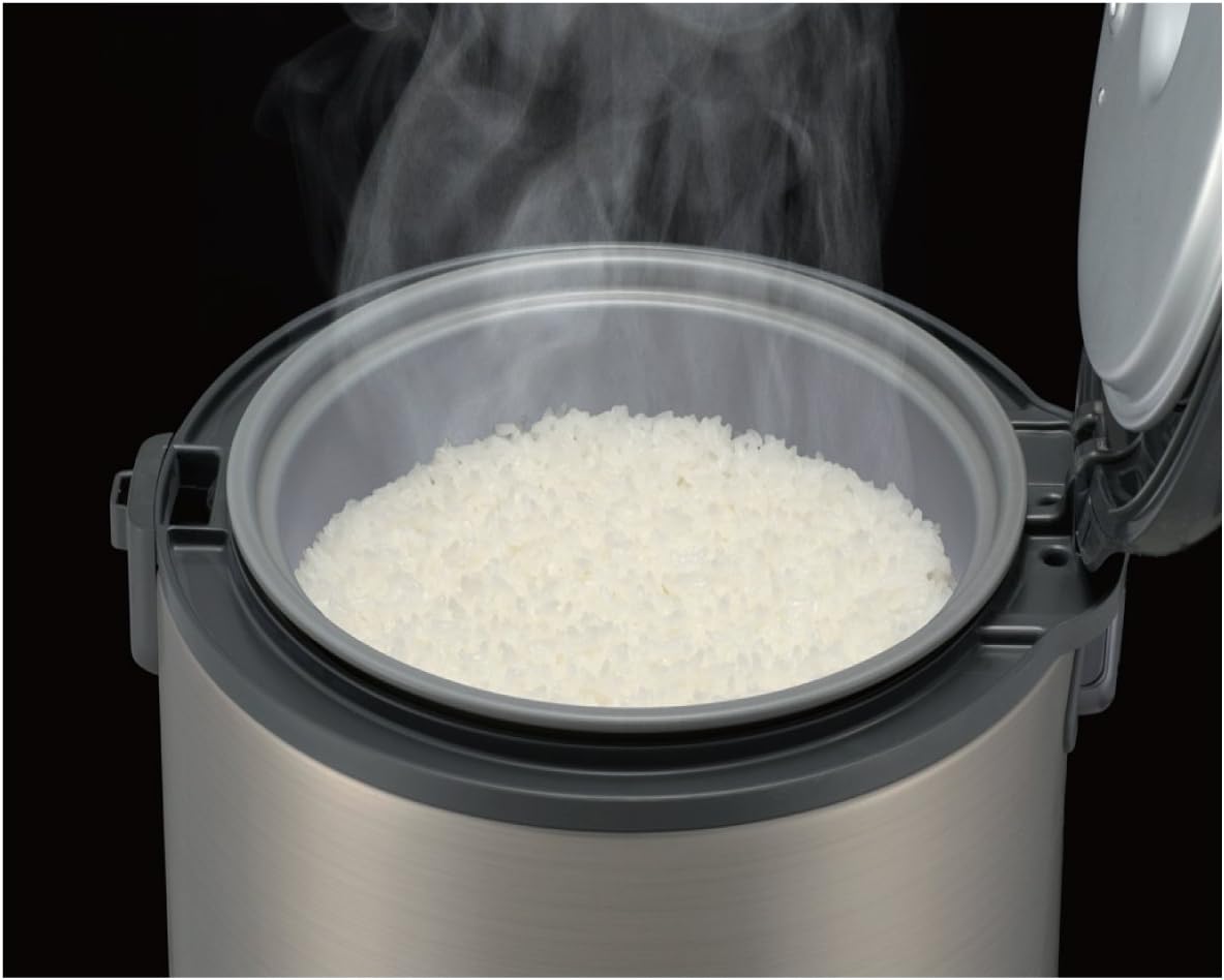 JNP-S18U-HU 10-Cup (Uncooked) Rice Cooker and Warmer (Stainless Steel Gray)