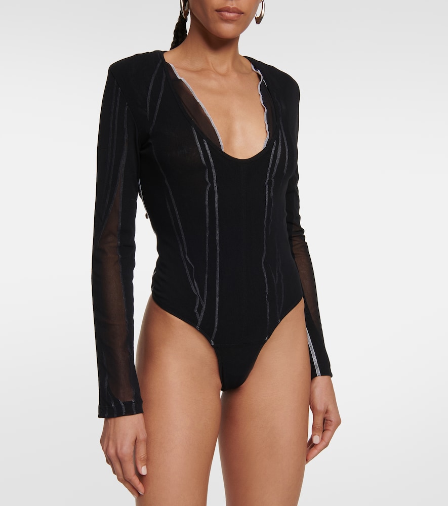 Trimmed bodysuit