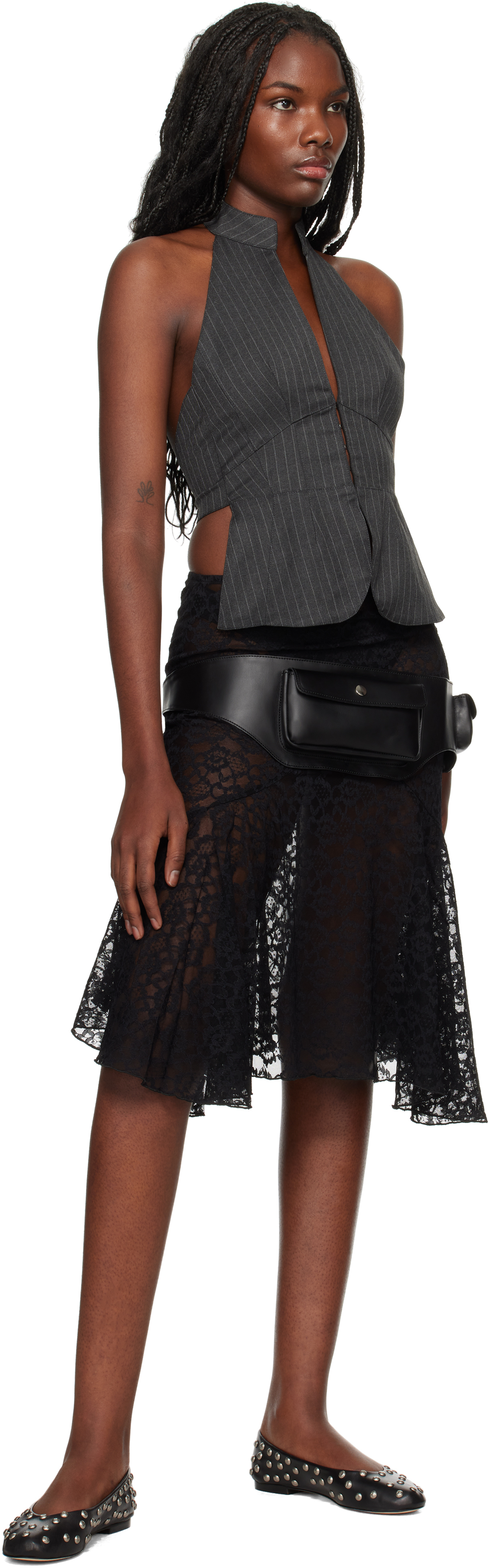 Gimaguas Gray Ring Top