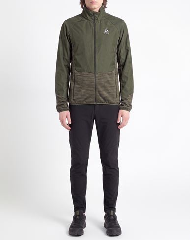 Man Jacket Military green Size M Polyester, Elastane