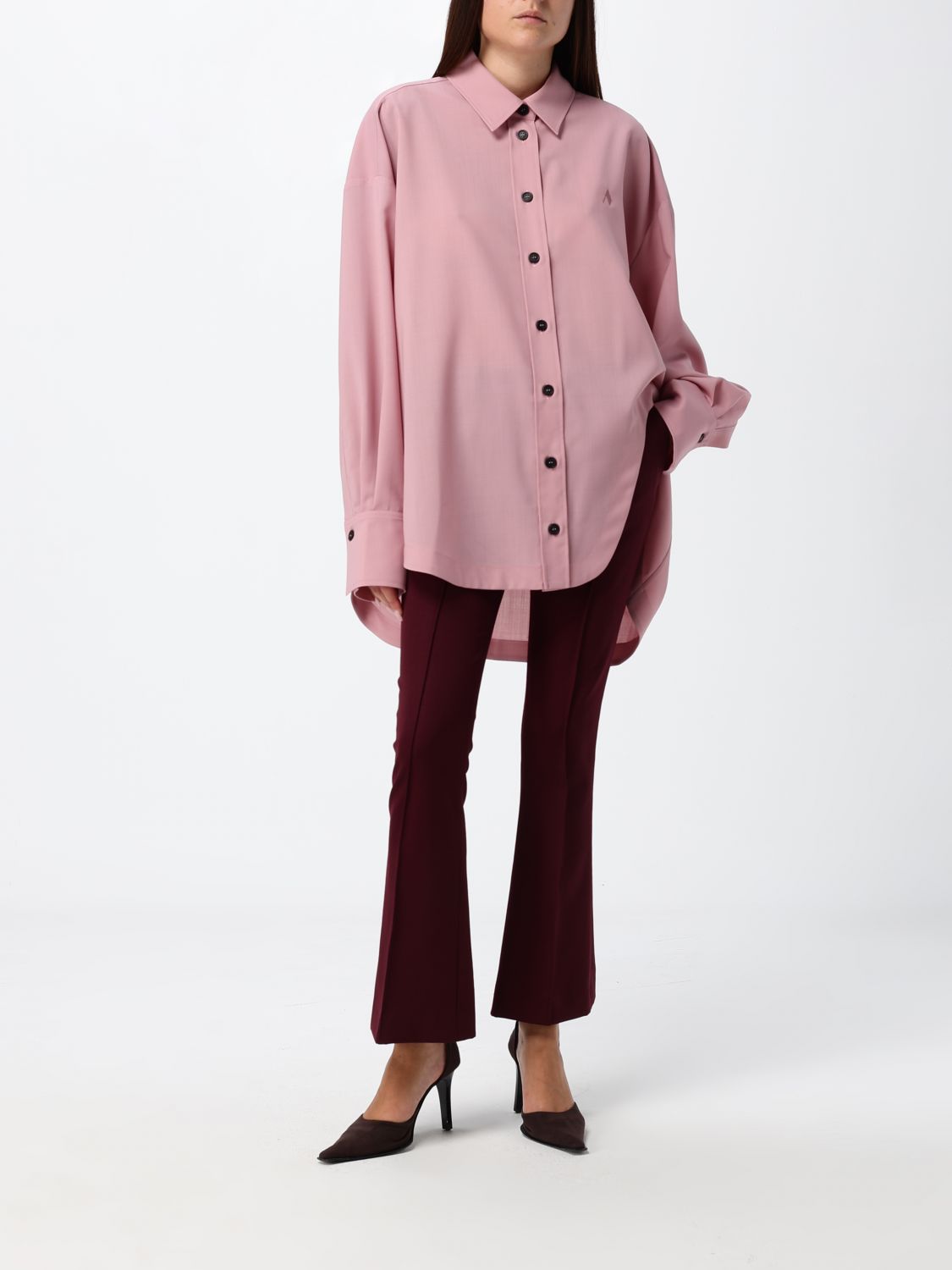 Pants Woman color Burgundy