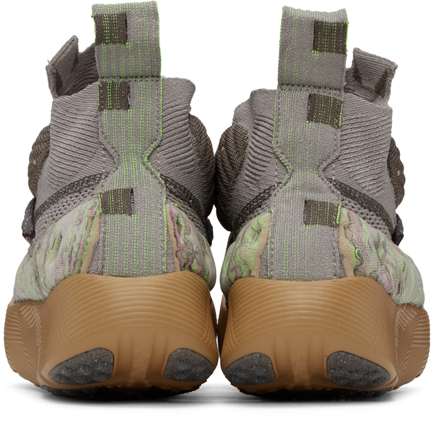Beige & Gray ISPA Sense Flyknit Sneakers