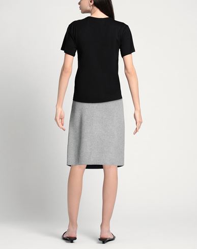Woman Midi skirt Grey Size 10 Cashmere, Wool