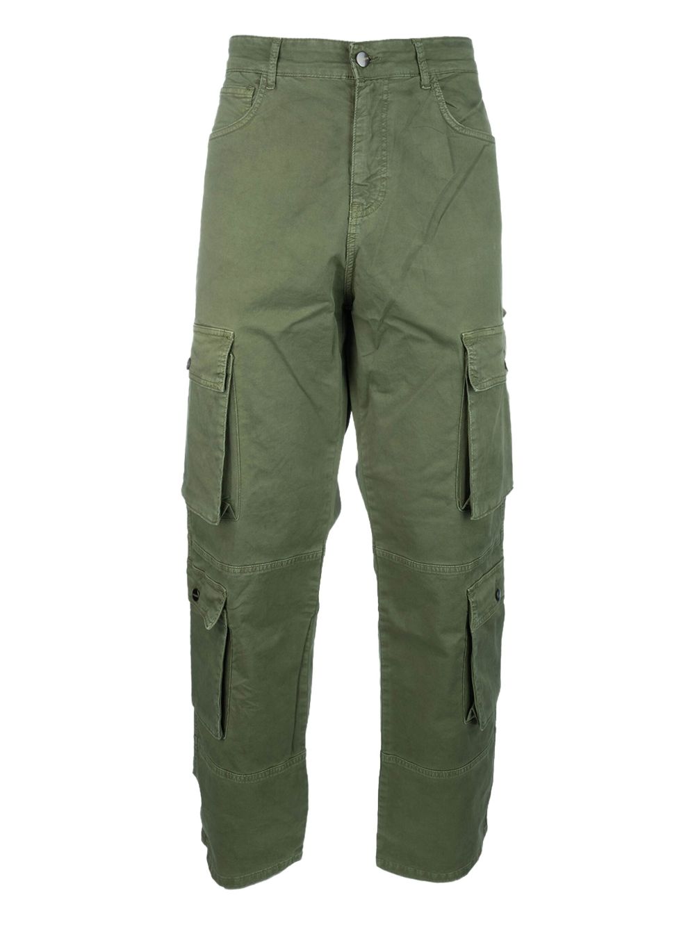 BARROW wide-leg cargo trousers - Green