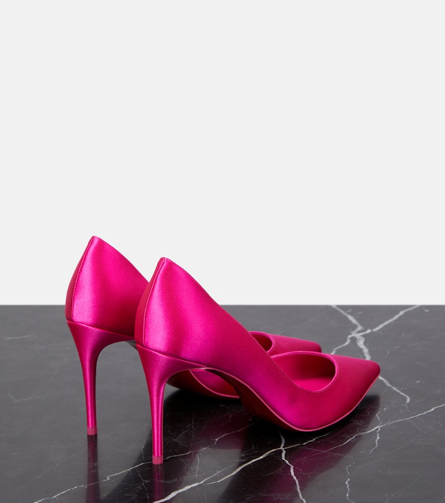 Christian Louboutin Iriza 85 silk satin pumps