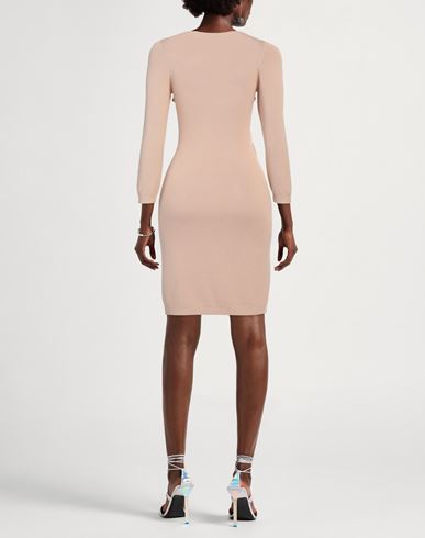 Woman Mini dress Beige Size ONESIZE Viscose, PBT