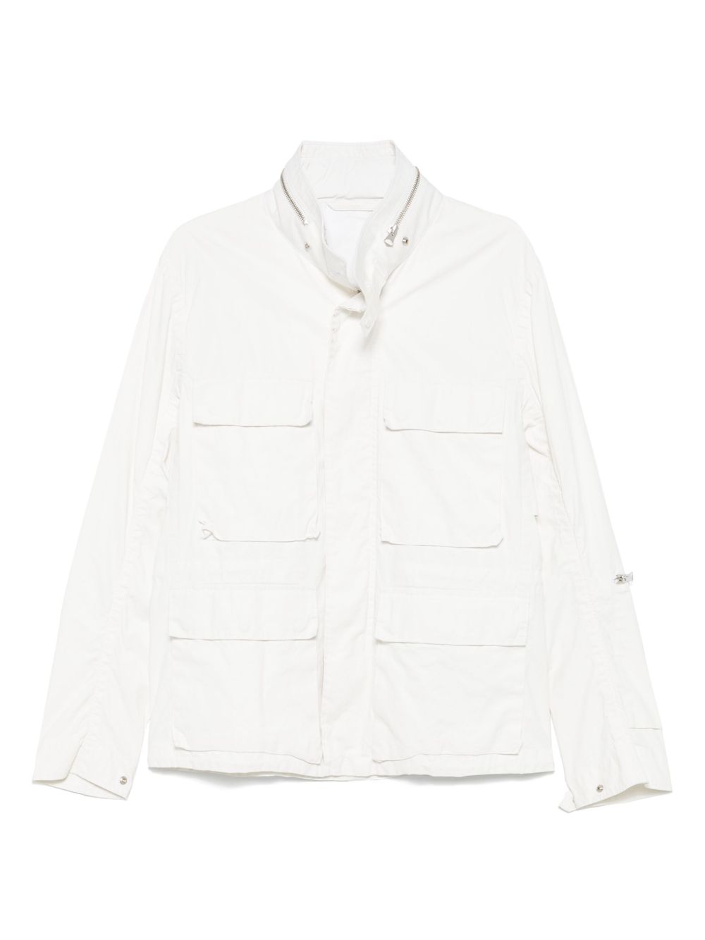 Zip-up bomber jacket - White