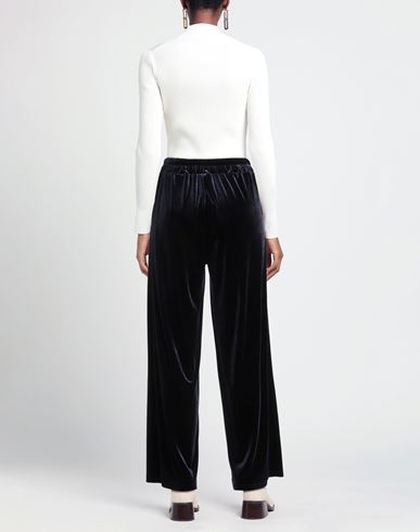 Woman Pants Navy Size M Polyester, Elastane