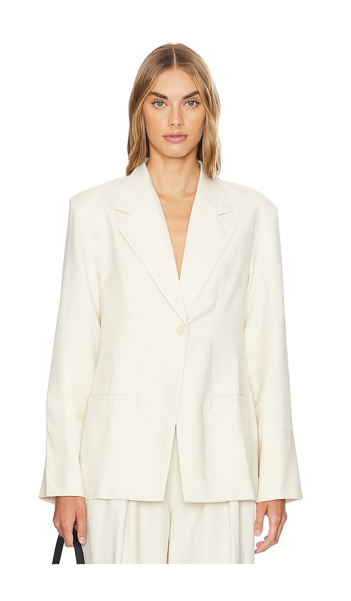 FAITHFULL THE BRAND BLAZER SOLEIL in Ivory. Größe XL. Also in
