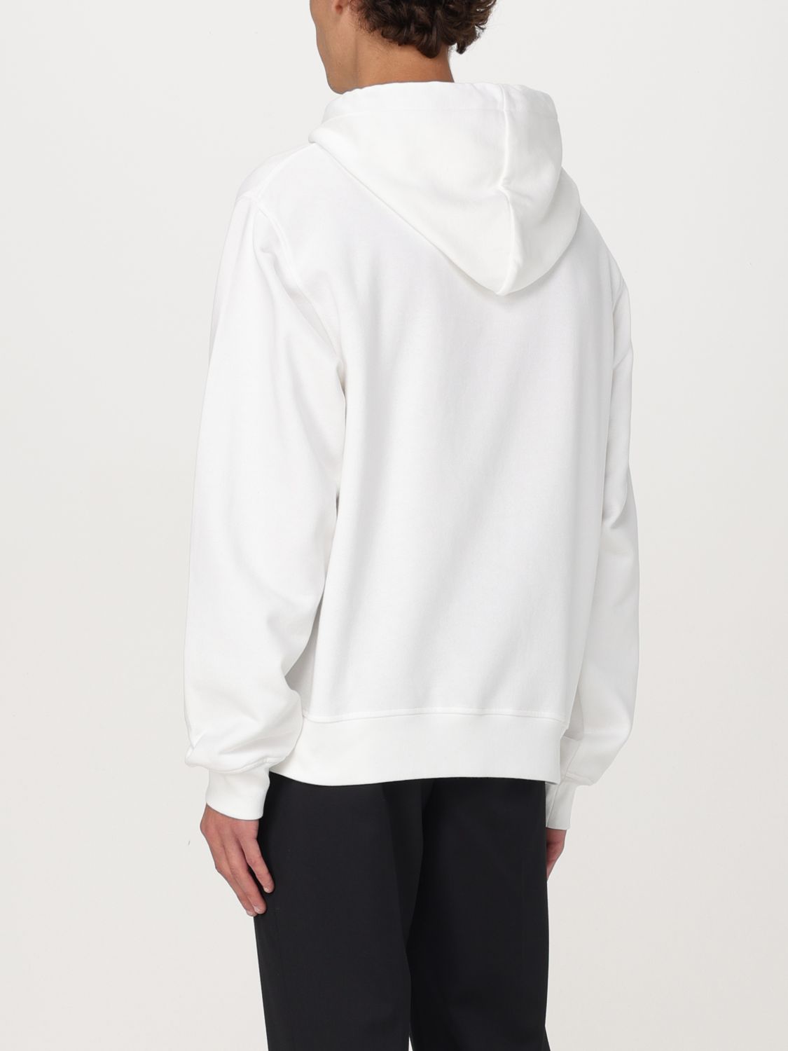 Logo print hoodie - White