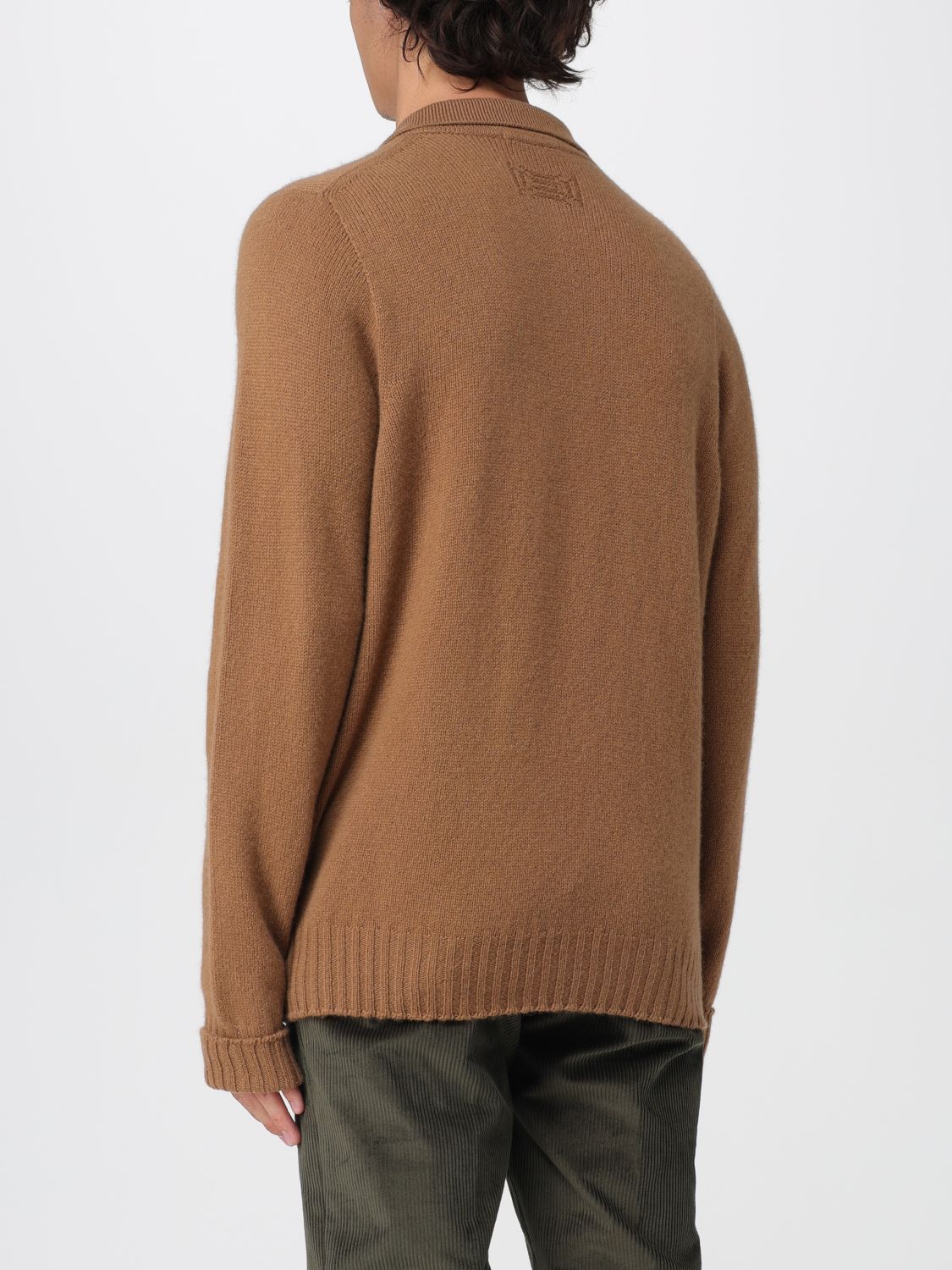 Polo Shirt Men color Brown