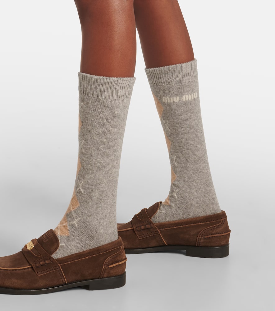 Miu Miu Wool and cashmere-blend socks