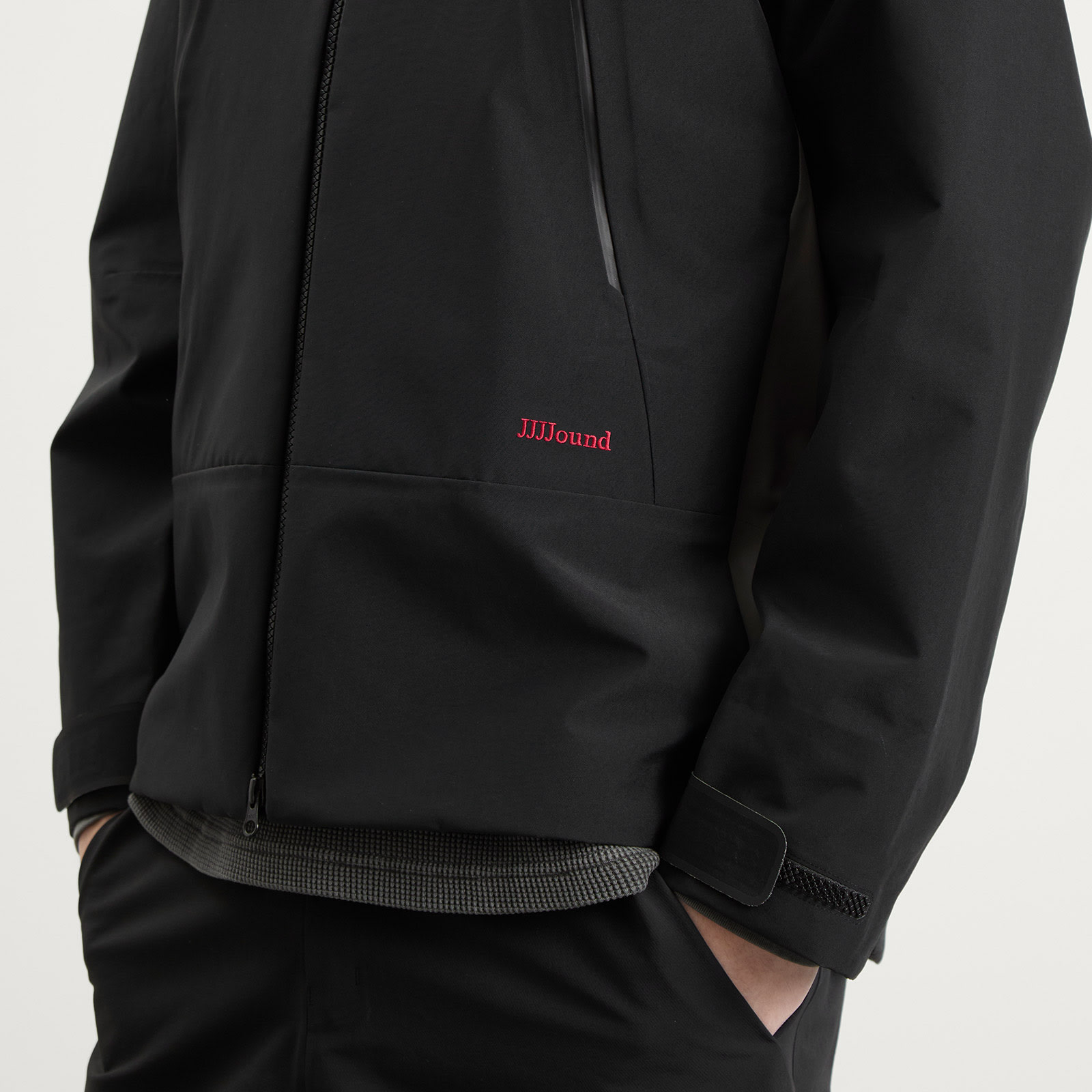 Men's Allterrain x JJJJound Hardshell Jacket in Black/Charcoal
