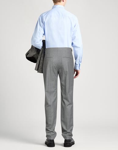 Man Pants Grey Size 30 Virgin Wool, Elastane