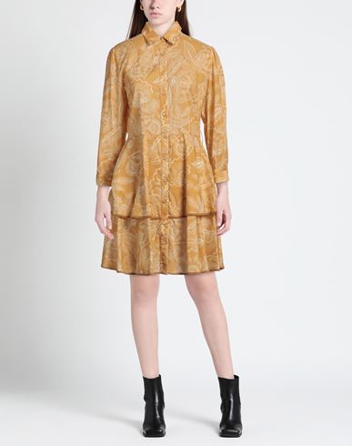 Purotatto Woman Mini dress Yellow Size 0 Cotton