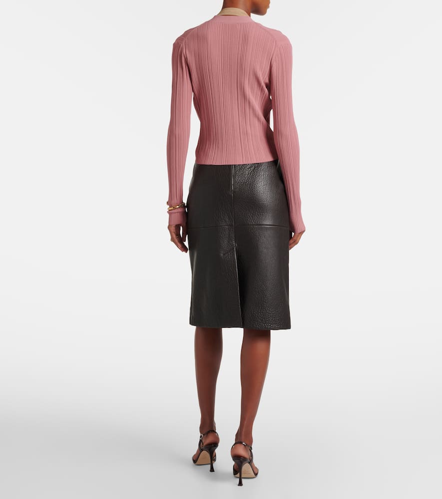 Sinai plissé cardigan