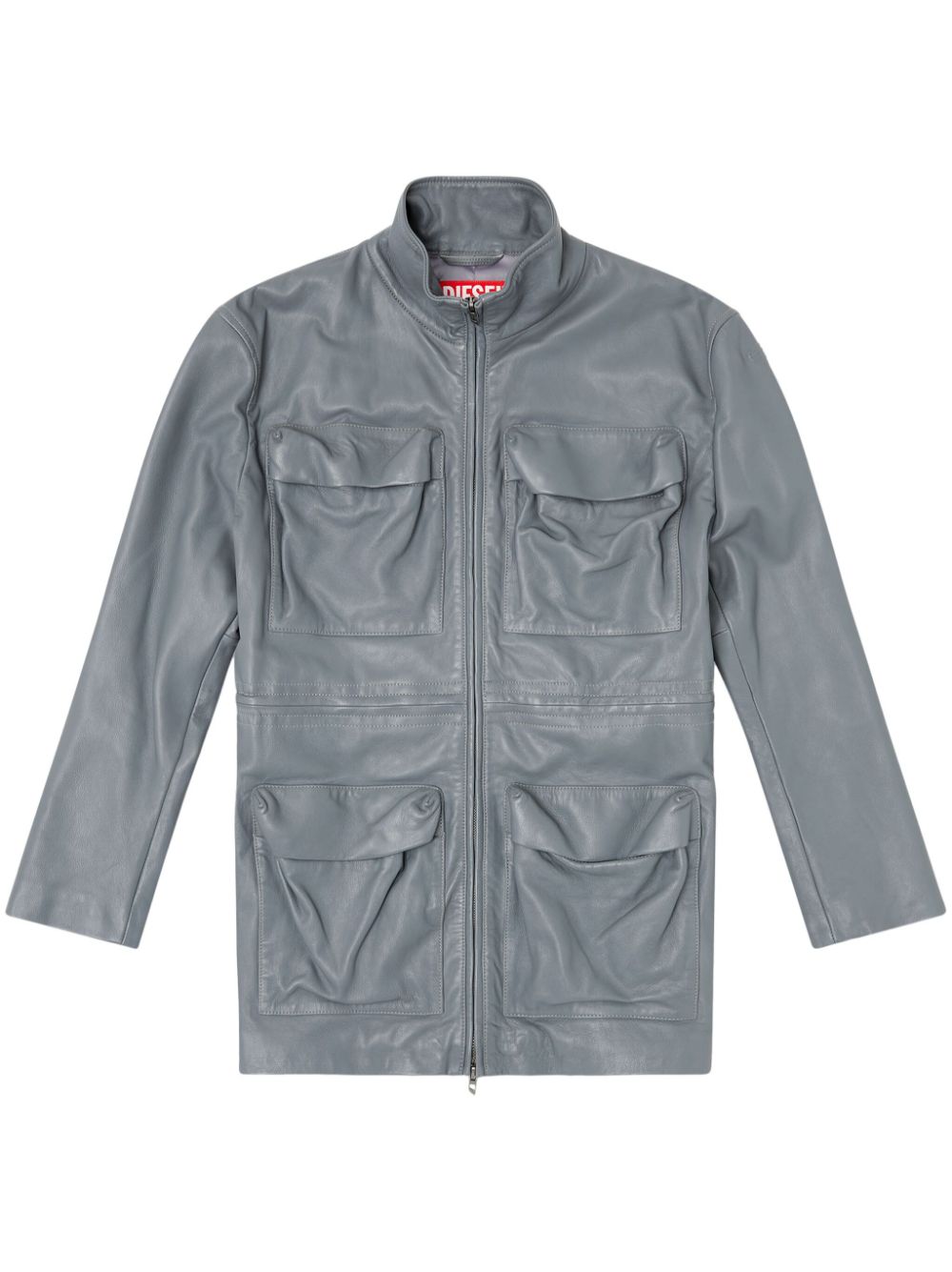 L-Wen leather jacket - Grey
